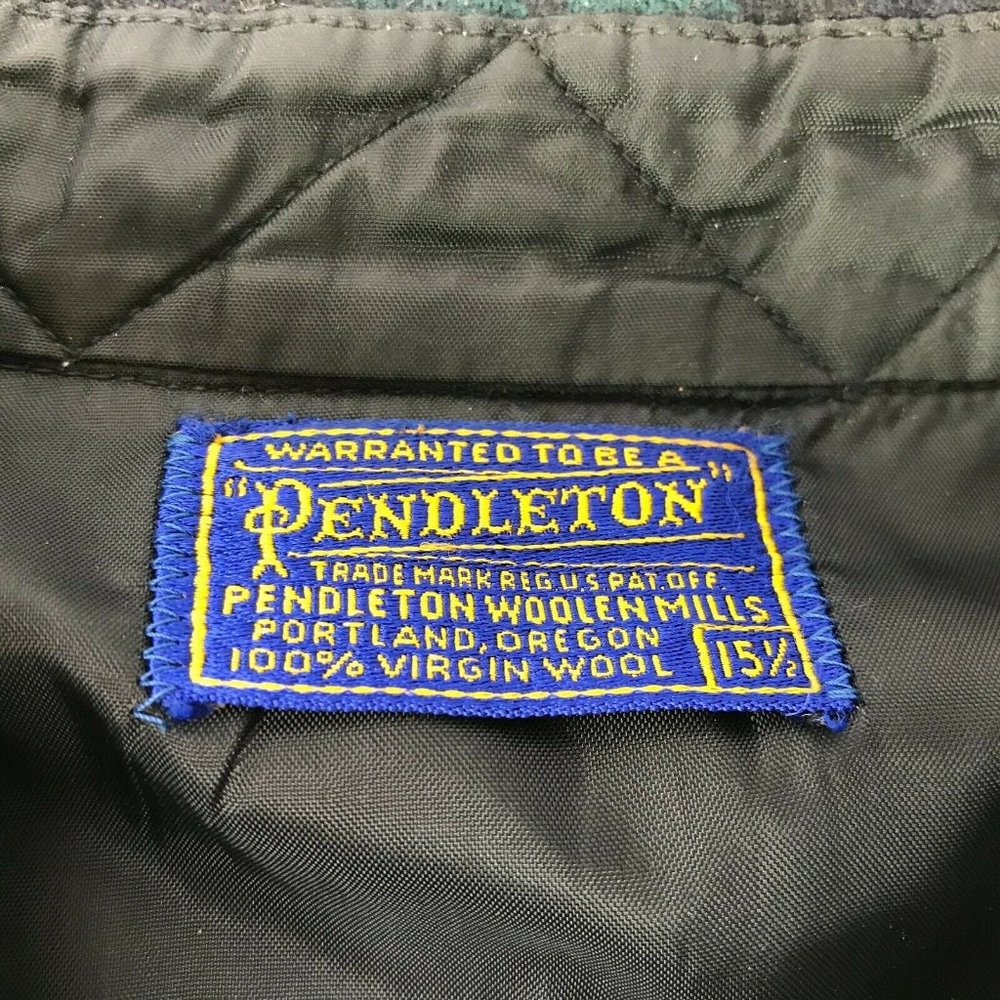 Pendleton Wool Button Down Shirt Long Sleeve 15 - image 8